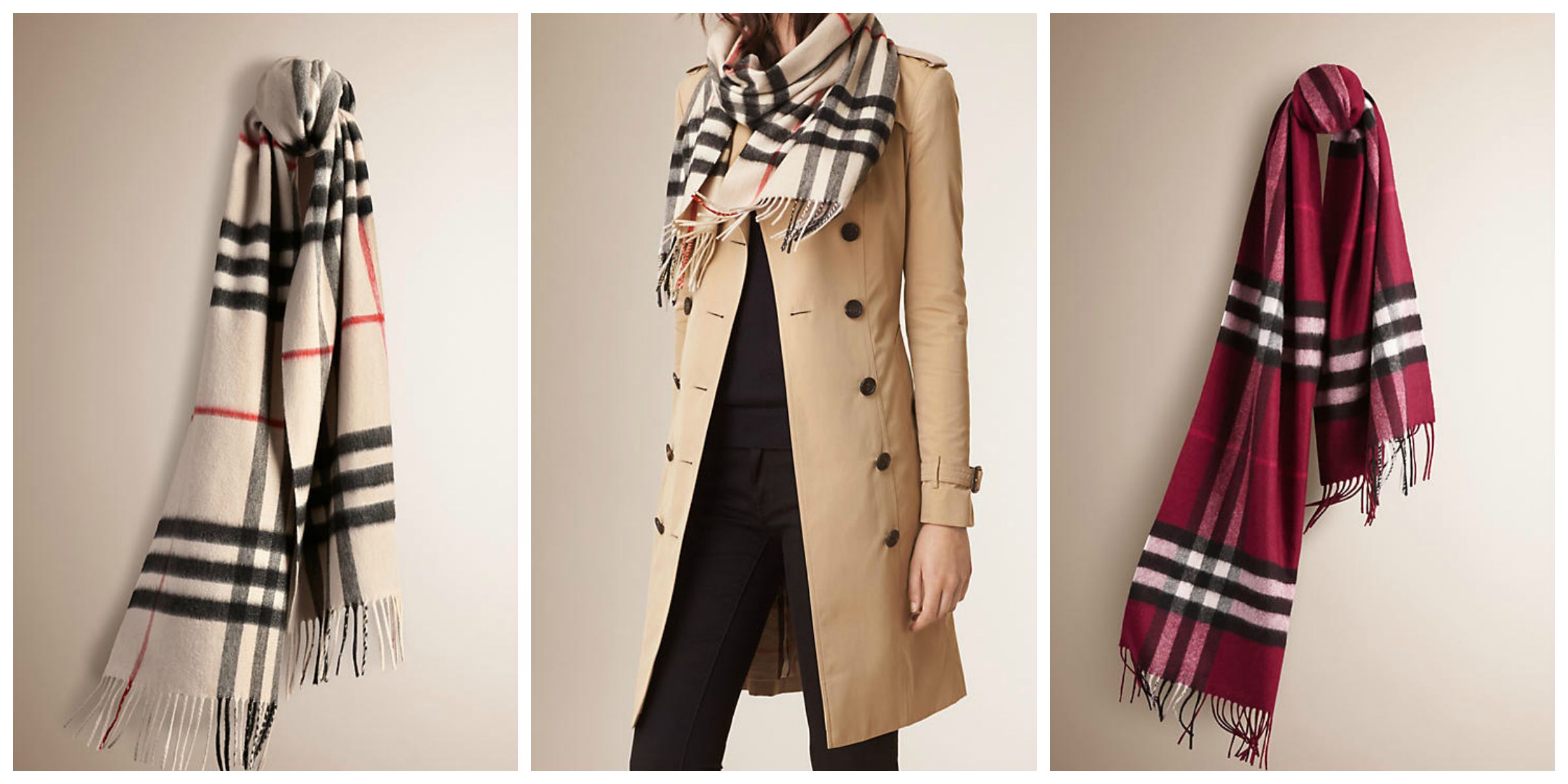 burberry cashmere scarf